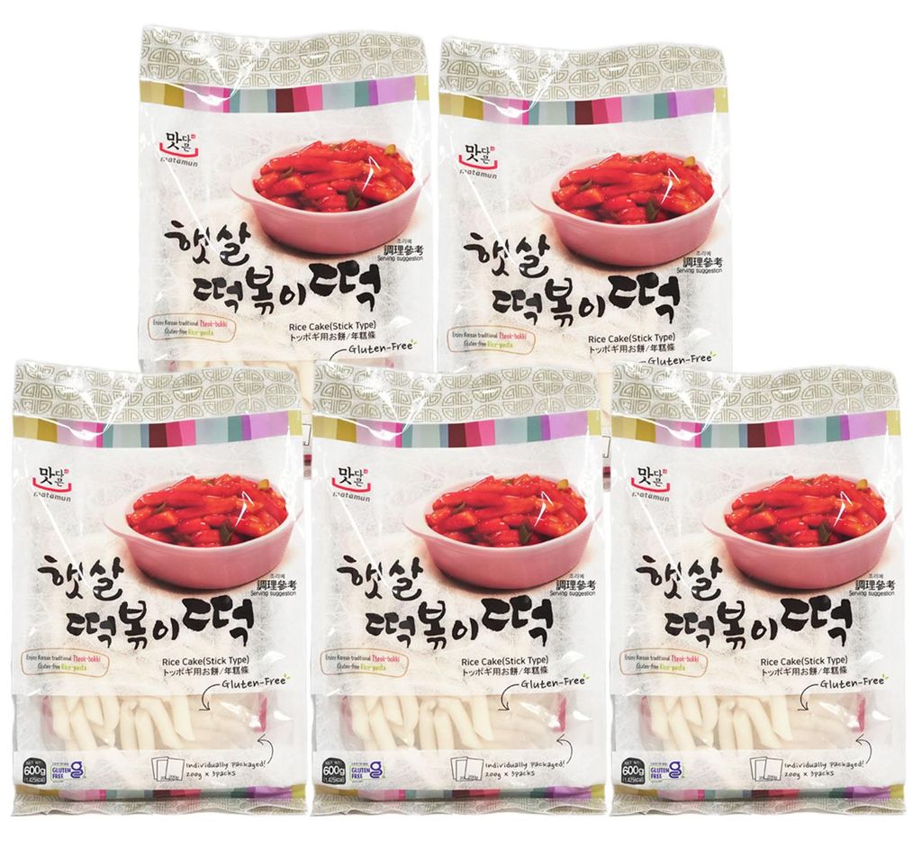 Topokki Tteokbokki Reiskuchen Stick Banh Gao 5x600g Produktbild 