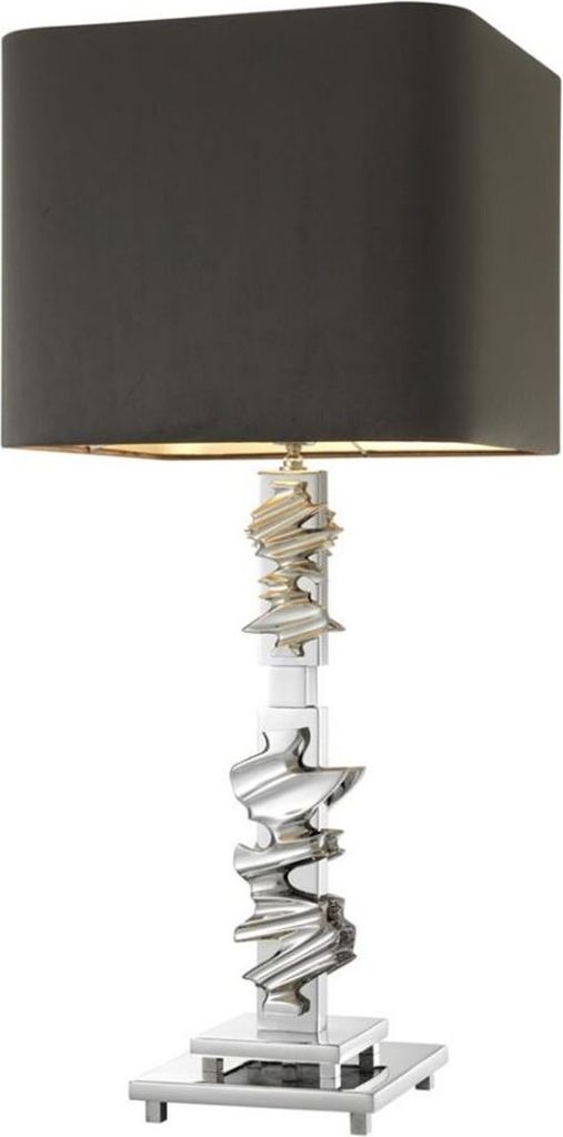 Casa Padrino Luxus Tischleuchte 35 x H. 82 cm - Designer Tischlampe