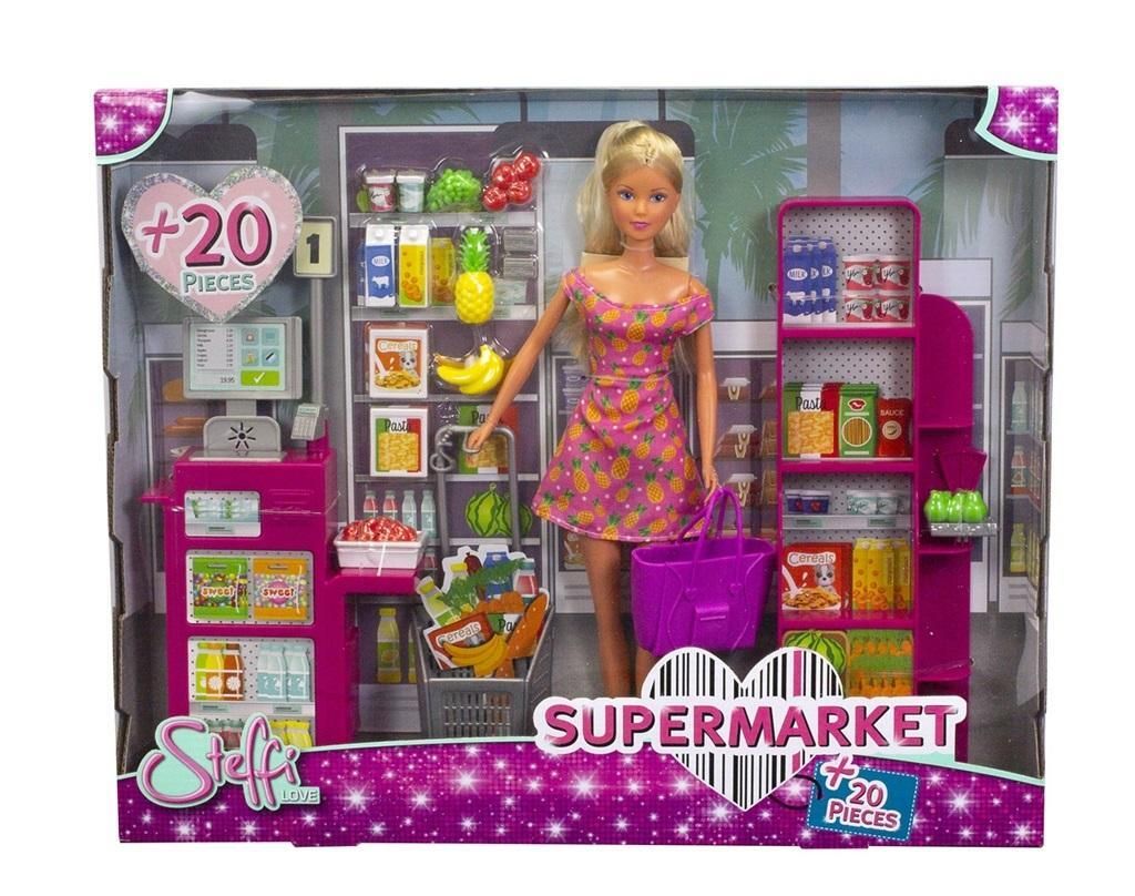 SIMBA Steffi Doll im Supermarkt-Einkaufsladen Produktbild 2