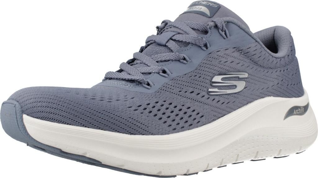 Skechers Damen-Sneaker ARCH FIT 2.0 - BIG LEAGUE Blau-Creme-Weiß, Farbe:blau, EU Größe:40