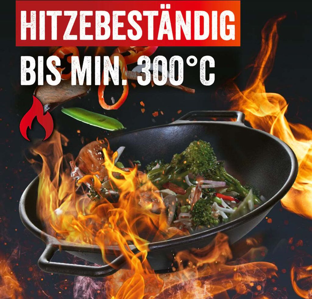 Padella Grill Landmann 15502 - 44x37x12cm, Nero, Per Piatti Asiatici E Verdure - Foto 10