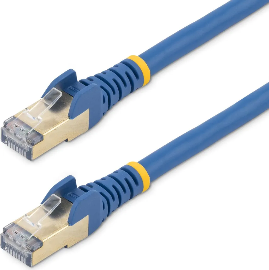 StarTech.com 6ASPAT10MBL Câble Patch CAT6a 10m Bleu avec Connecteur RJ45