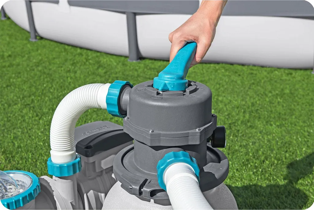 Pompe à sable Bestway 5,7 m3/h avec minuteur et programmateur intégré