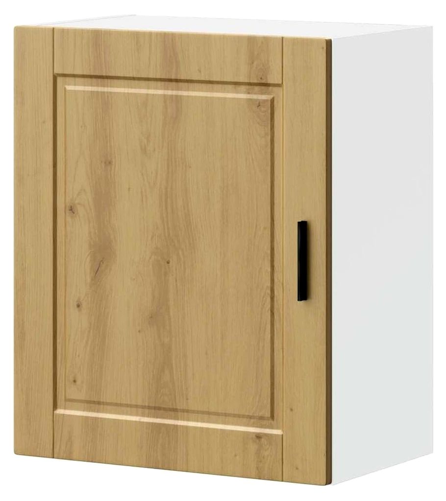 Küchenoberschrank, Hängeschrank, Wandschrank, Eiche, handgefertigt, Holz, 50 x 31 x 60 cm