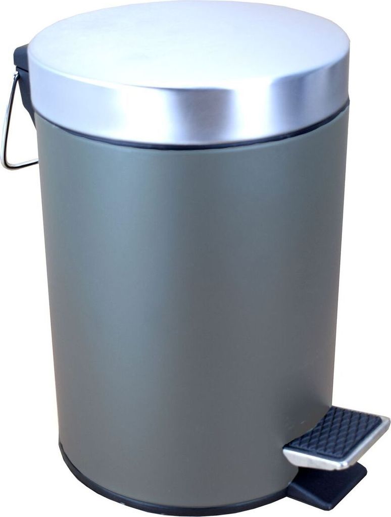 Kosmetik Treteimer 5L mit Fußpedal 20,5 x 28 cm Mülleimer aus Metall