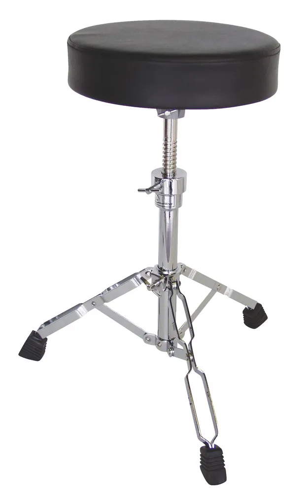 Chaise de batterie pour répétition et concert sur scène en acier