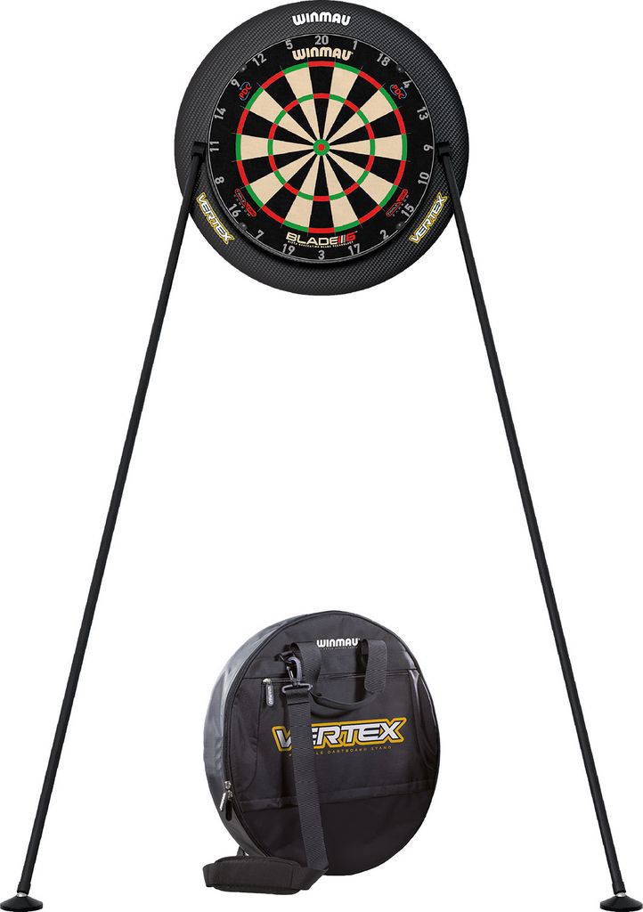XQ Max Supporto Per Bersaglio Freccette Portatile – Treppiede Autoportante Con Viti Di Montaggio – Altezza 1,73 M – Nero