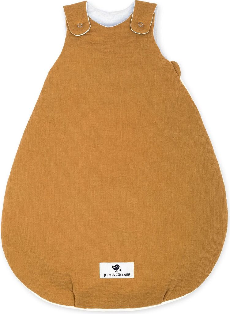 Schlafsack Babyschlafsack Musselin zimt 56/62