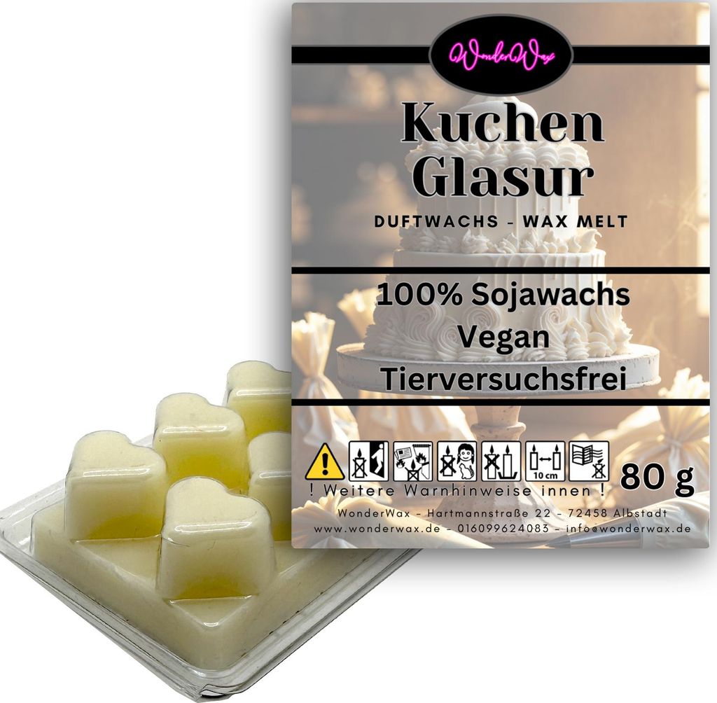 WonderWax Duftwachs Wax Melts für Duftlampe, 6 Herzen Duftmelt Wachsmelt Sojawachs Duftwachs Würfel für Raumdüfte, Wachs Duftöl Winter Indoor ...