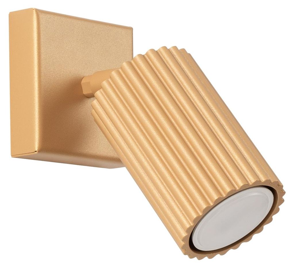 Lampada da parete KARBON oro 1xGU10 10W alluminio 8x16x8cm Immagine del prodotto 