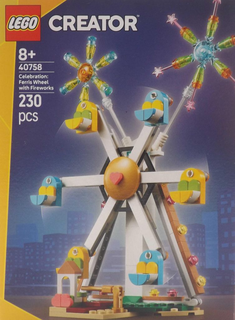 LEGO Promotional 40758 Große Feier: Riesenrad mit Feuerwerk