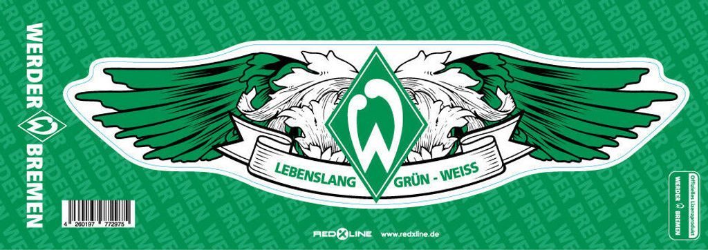 SV Werder Bremen Auto Aufkleber Sticker „Wings" groß19,95€ Produktbild 
