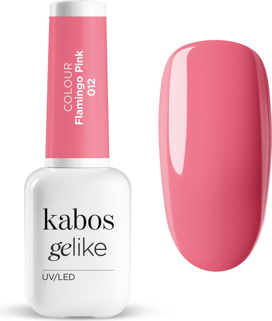 Kabos UV Nagellack Hybrid Gelike 012 Flamingo Pink 8ml