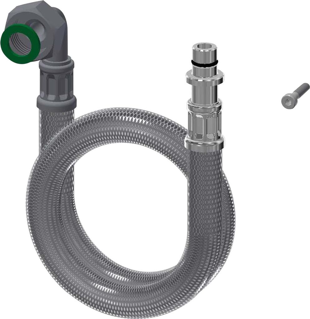 KWC AR Schlauch, F5, G1/2 und Steckfitting, 950mm, DN10, L-Form, 2030060323