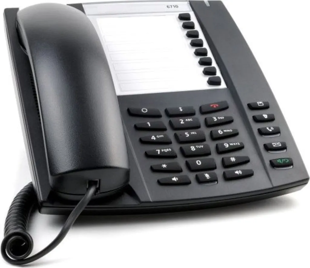 Mitel 6710a - Telefon mit Schnur - Anthrazit (ATD0032A) - 1