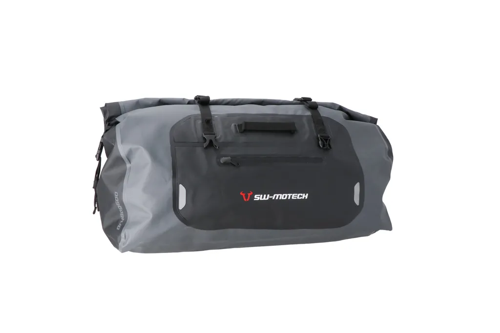 Sac voyage moto étanche 60L Sw-Motech Drybag 600 gris pour roadtrip