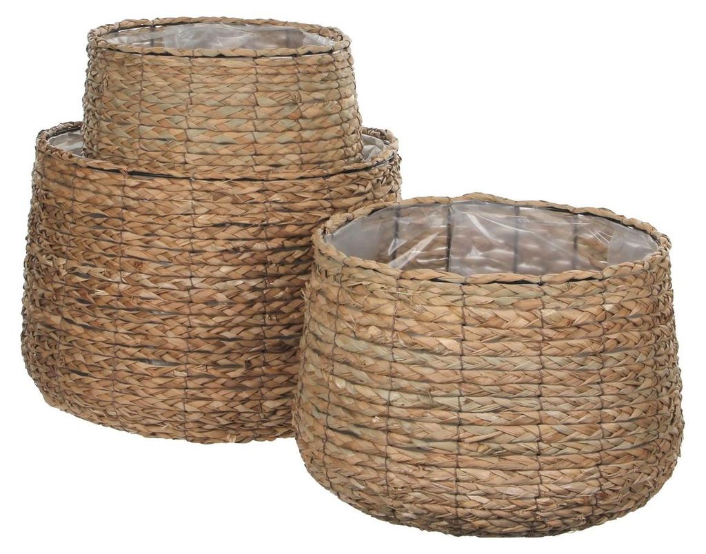 Mica Decorations Avalon Plantenmand - Set van 3 - H32 x Ø44 Productafbeelding 