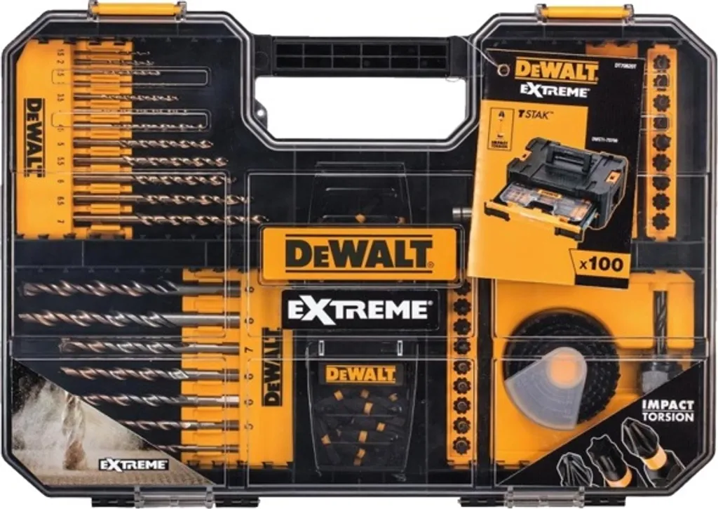 Set d'accessoires Dewalt 100Cz pour Travaux de Rénovation et Montage