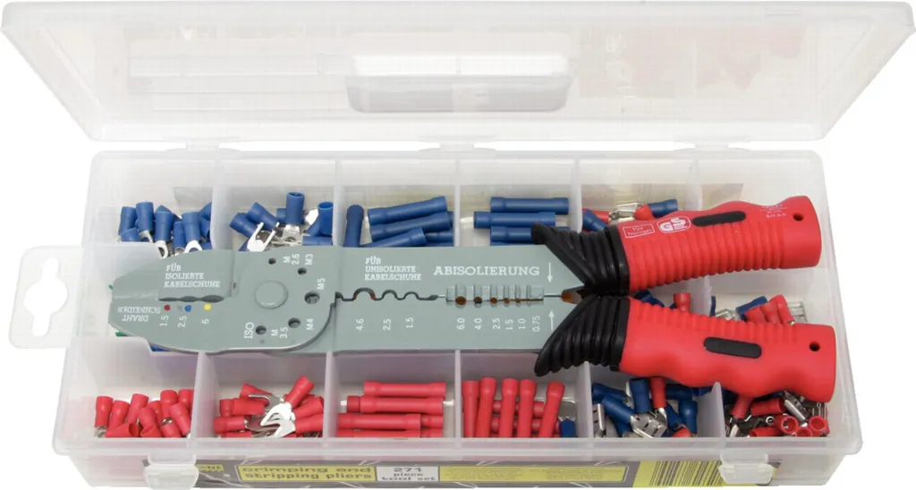 Pince à sertir multifonctions 270 pcs - Kit complet haute performance inox