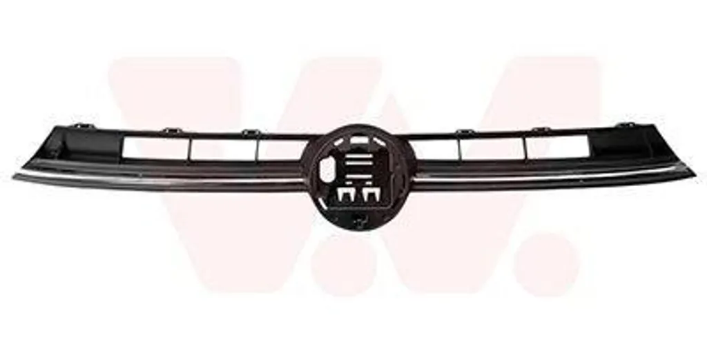Grille de Radiateur Avant pour VW POLO AW1 BZ1 Look Chrome et Noir Chic