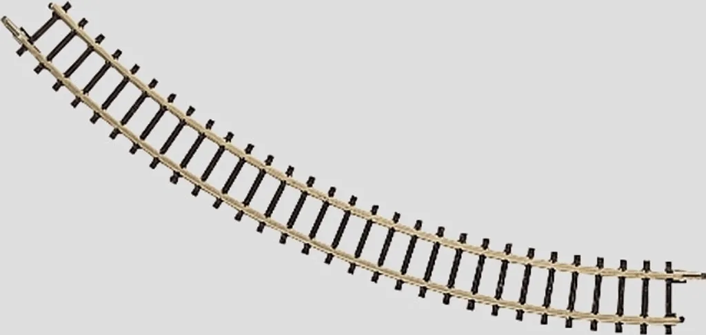 Voie Courbe 45 Degrés Rayon 145 mm Märklin 8510 Z - 10 Rails Haute Qualité