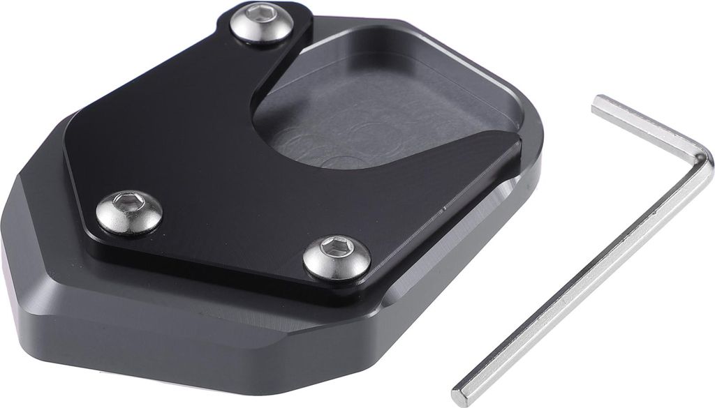 1 Satz Motorrad Ständer Platte Pad Aluminiumlegierung für Honda Grau