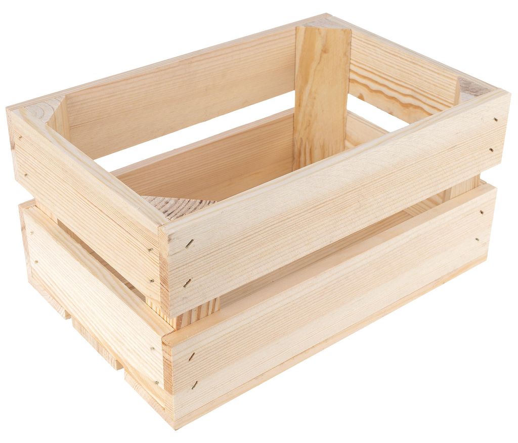 Creative Deco Natuurlijke Houten Kist, 30 x 20 x 15 cm Productafbeelding 