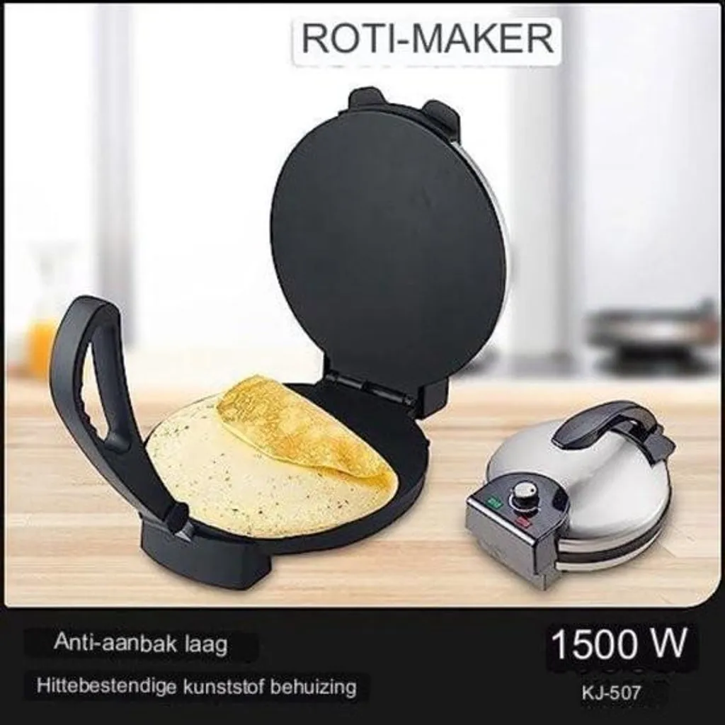 Roti Maker électrique 32 cm - Finies les galettes de pain ratées