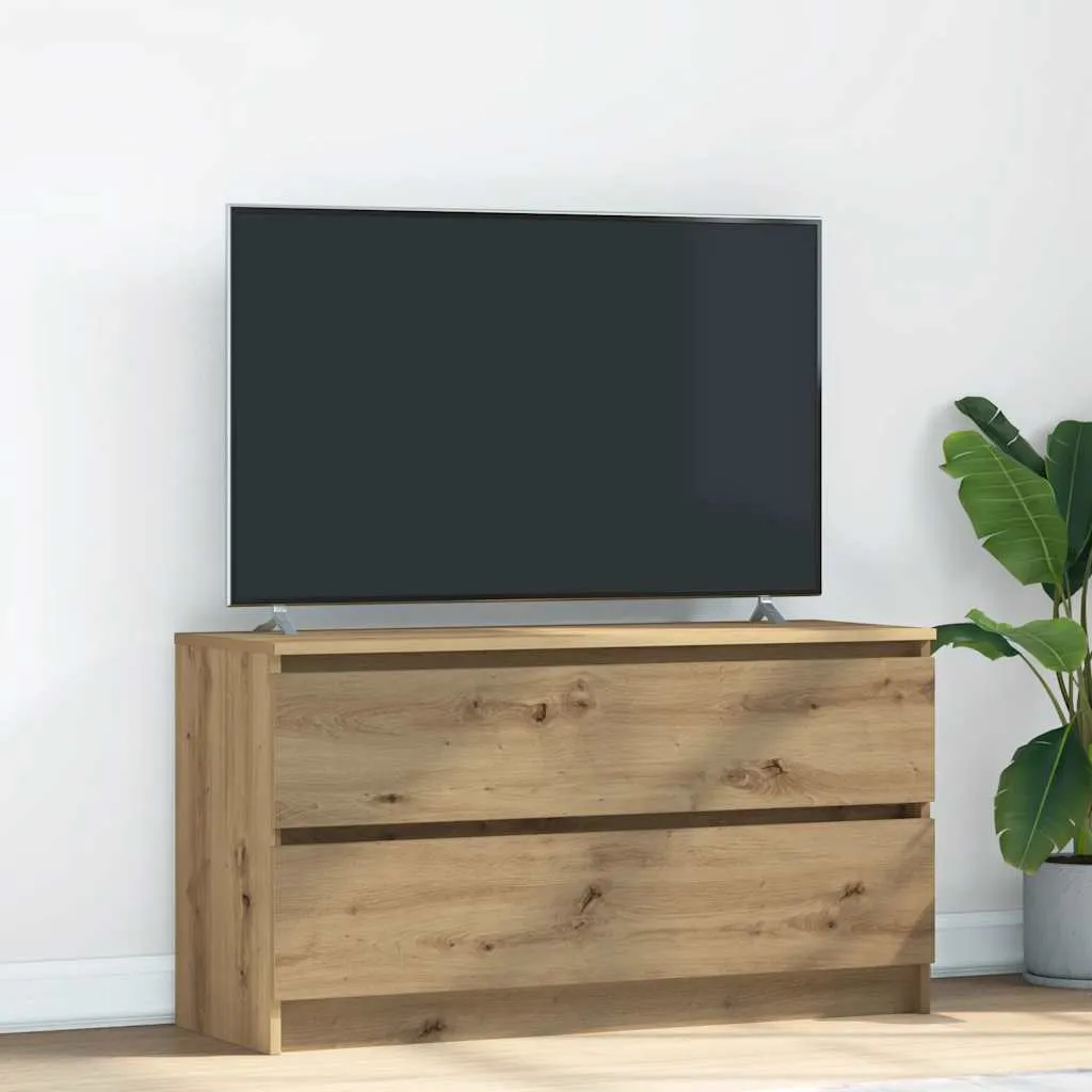Mobile TV Elegante in Legno Rovere Artigianale - Offerta Hommie 100cm