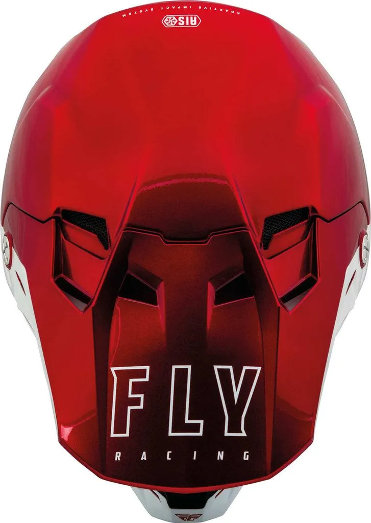 Casque Formula CC Centrum Fly Racing en Carbone Composite Rouge Blanc L