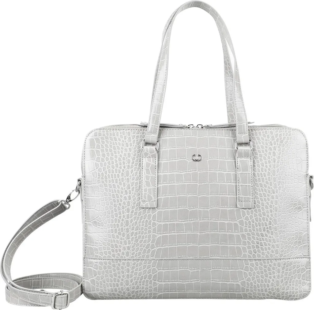 GERRY WEBER Feel Lucky Business Shopper Grey - Borsa Laptop 14'' Grigia