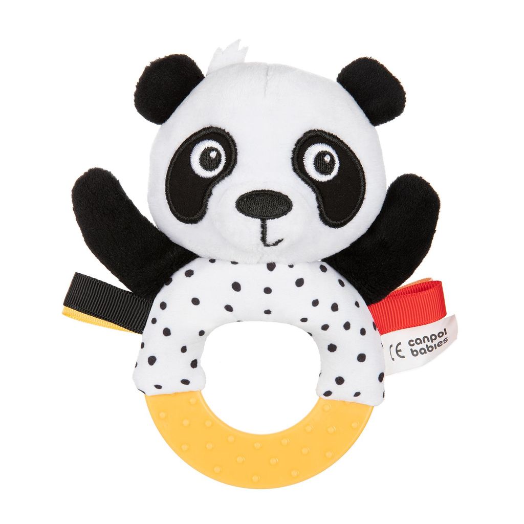 Canpol babies sensorisches Spielzeug mit Beißring und Rassel BabiesBoo 68/086