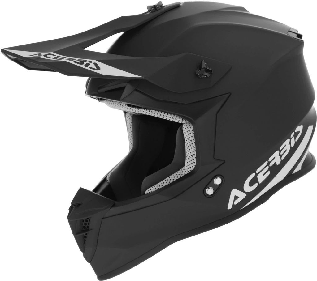 Motocross-Helm ACERBIS Linear 22.06 Solid Mattschwarz größe L