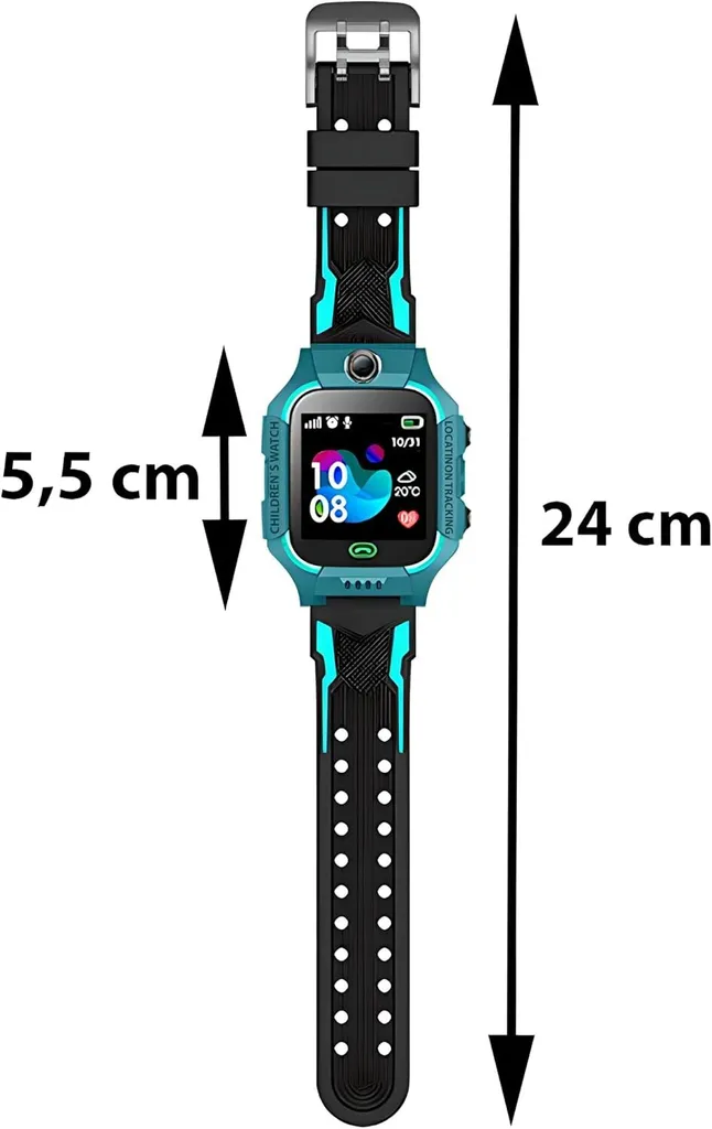 Smartwatch Per Bambini Con GPS E SOS – Impermeabile IP68, Touchscreen, Modalità Classe E Antismarrimento, Regalo Ideale Per Ragazzi E Ragazze