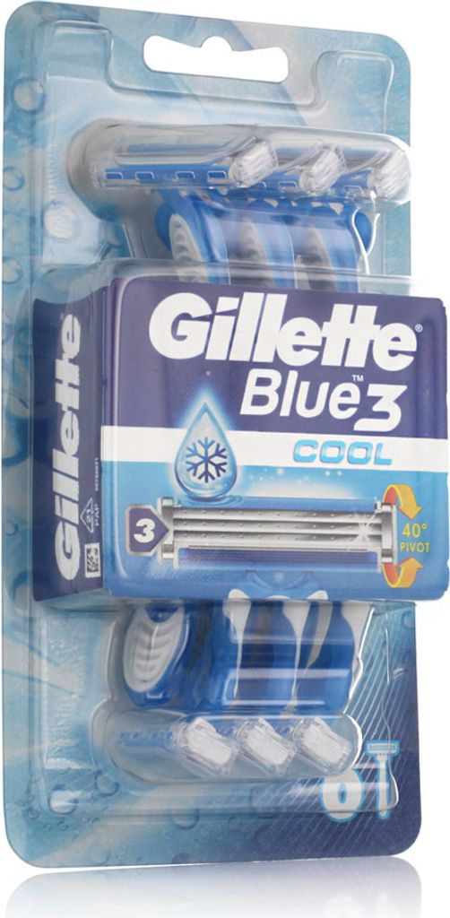 Gillette Blue 3 Cool Verantwortungsvolle Razor 6 Units
