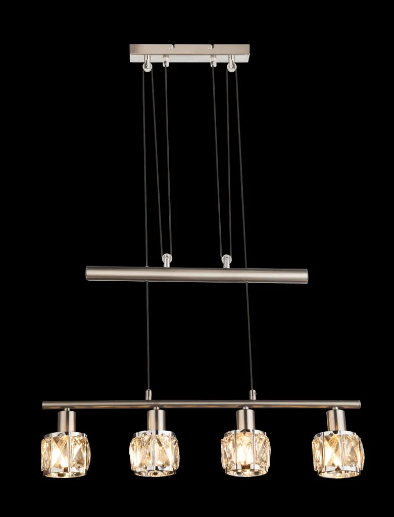 Globo Kris Lampadario Argento Cristallo 60cm - Trend Arredo Casa 2026 - 2
