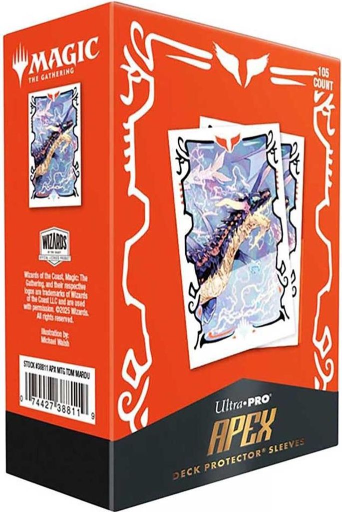 105 Ultra Pro Apex Sleeves - Tarkir: Dragonstorm (66x91mm) Produktbild 
