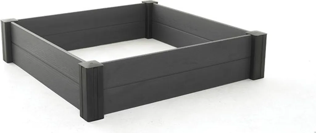 Keter Vista Lit de Jardin Modulaire Gris Anthracite Résine Tressée