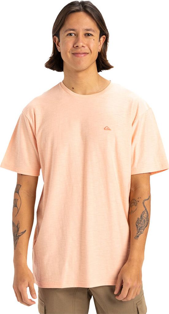 Quiksilver Slub Kurzarm-t-shirt Orange S Herren Orange S