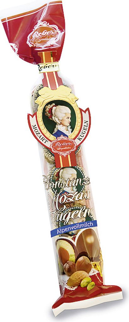 Reber Constanze Mozart Kugel Feinste Alpenmilch Schocolade Produktbild 