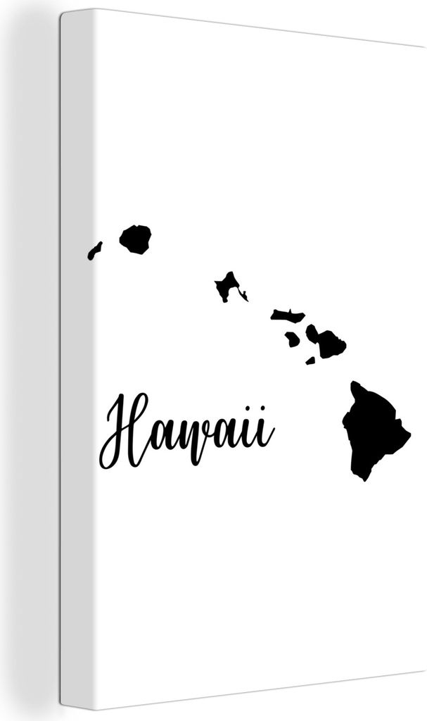 OneMillionCanvasses - Leinwandbilder - 90x140 cm, Umfang von Hawaii, Wandbilder Kunstdruck Wanddekoration - Foto auf Leinwand - Gemälde auf Holz...