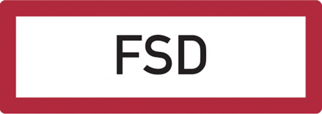 Dreifke® Feuerwehrschild, FSD (Feuerschlüsseldepot) - DIN Produktbild 