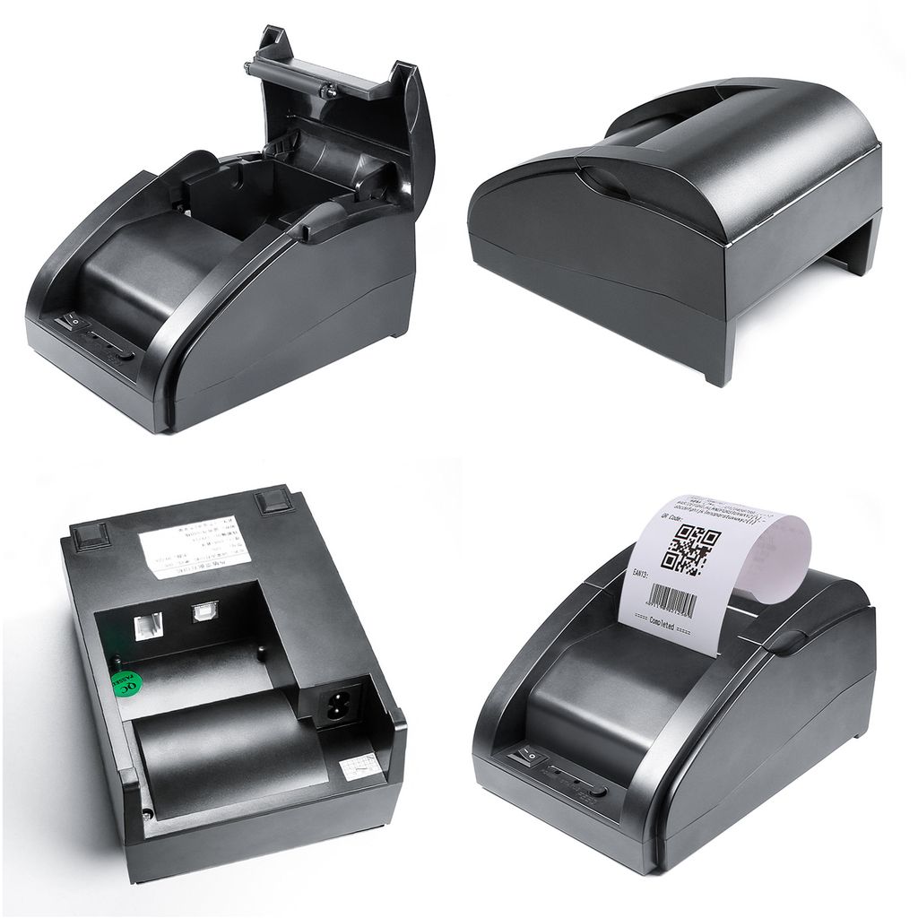 Tragbar Thermo Drucker Wireless BT Etikettendrucker und Farbe Etikette Papier 
