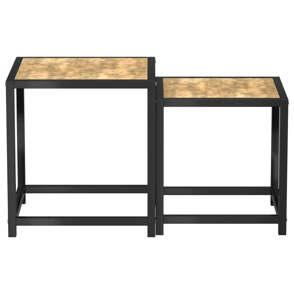 Meuble d'appoint compact pour optimiser petit salon en noir et jaune - 3
