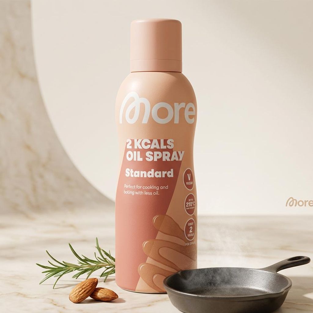 More Nutrition 2 Kalorien Ölspray 200ml zum Kochen & Backen
