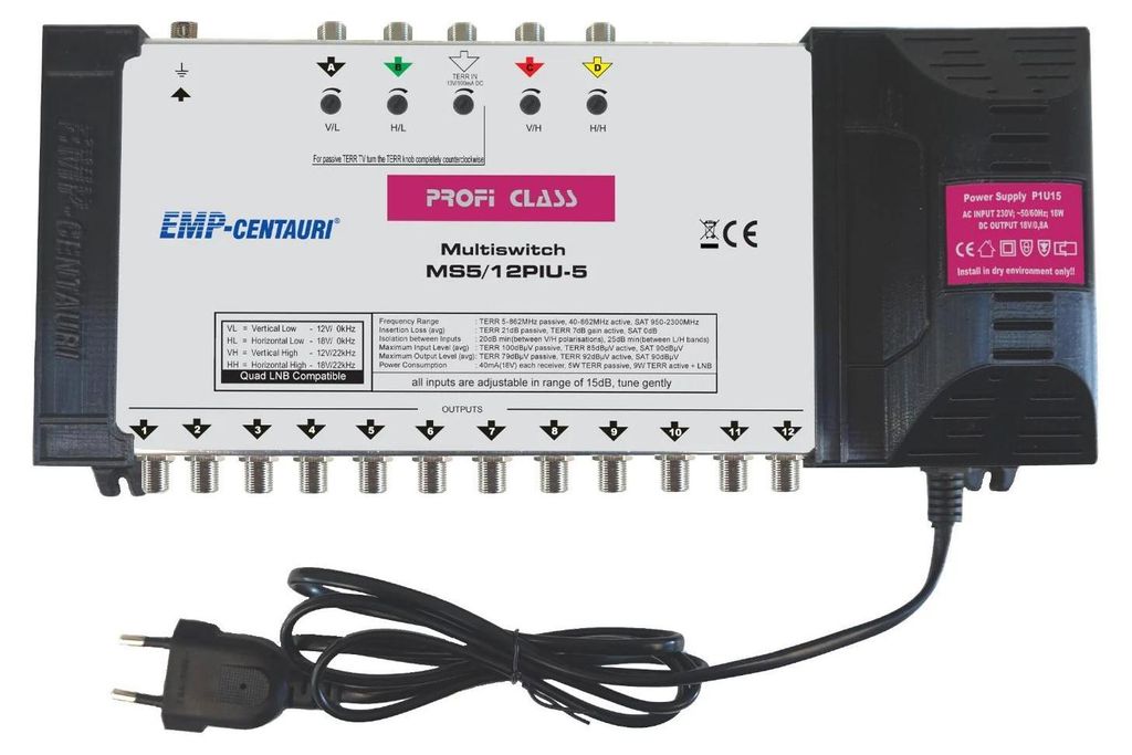 EMP Centauri MS5/12PIU-5 Multischalter Produktbild 