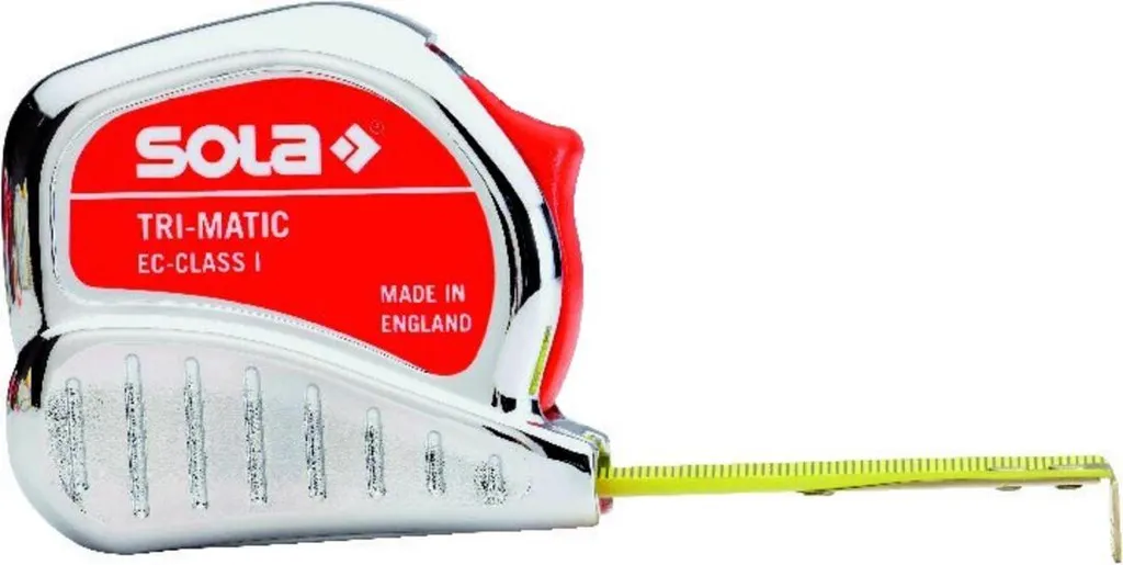 SOLA TRI-MATIC 8m Flessometro Professionale Classe I - Metro 50023401