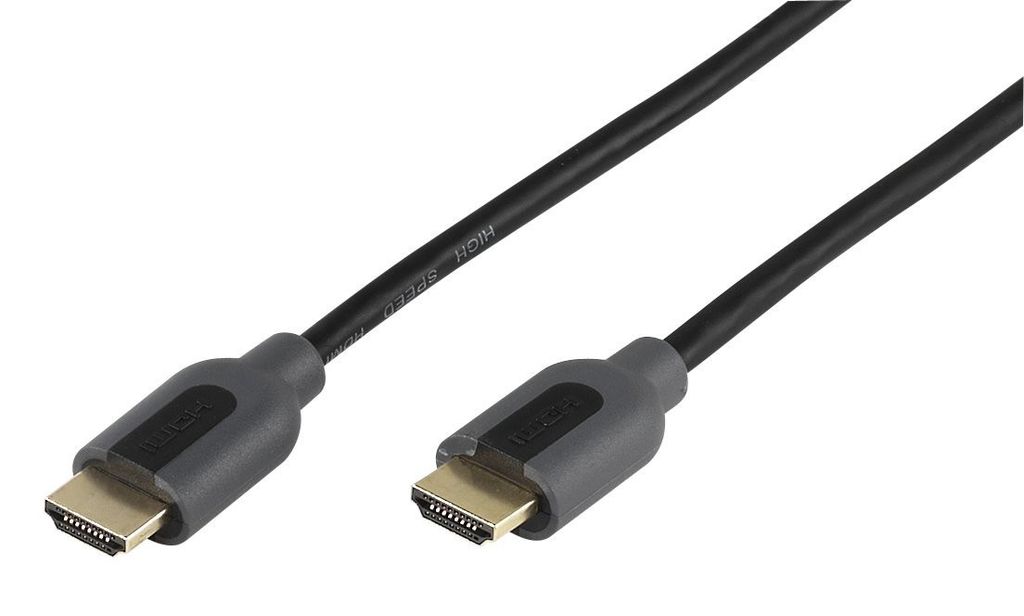 PS HDWE 13 High Speed HDMI Kabel mit Ethernet 1,3 m schwarz