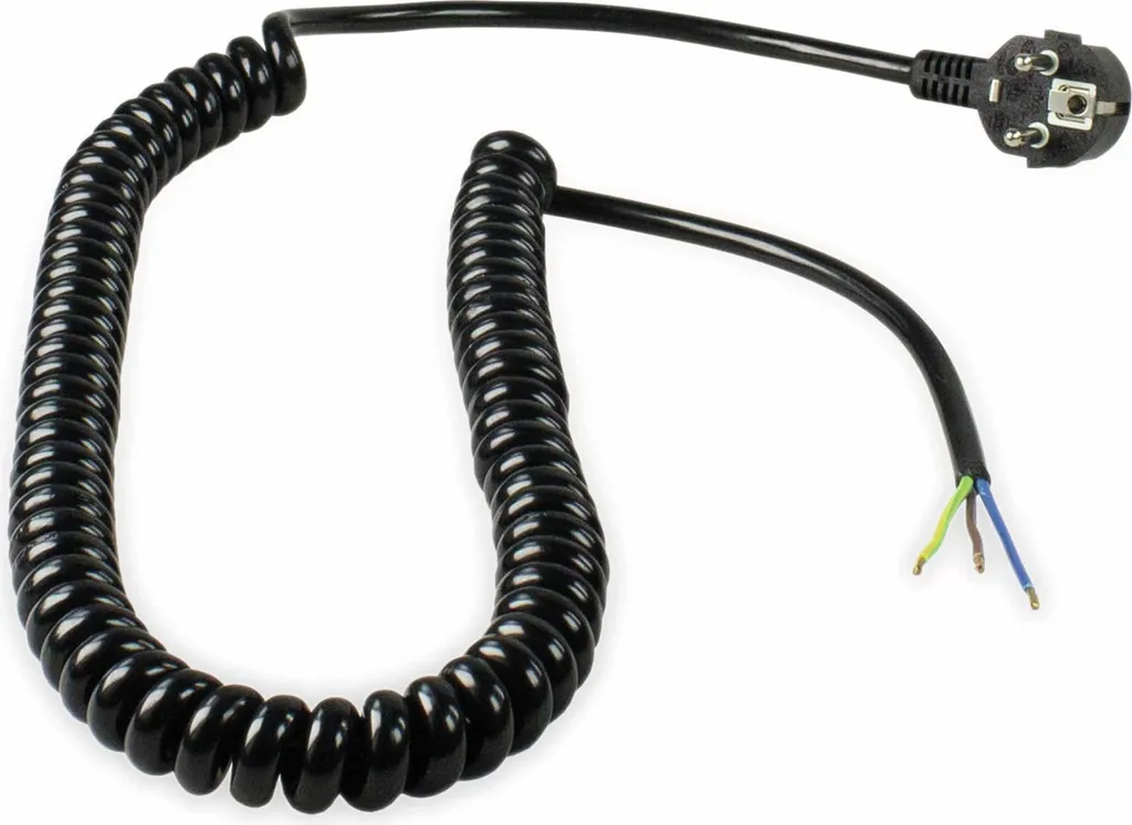 as-Schwabe 70428 Cavo di alimentazione nero 2 m (70428)