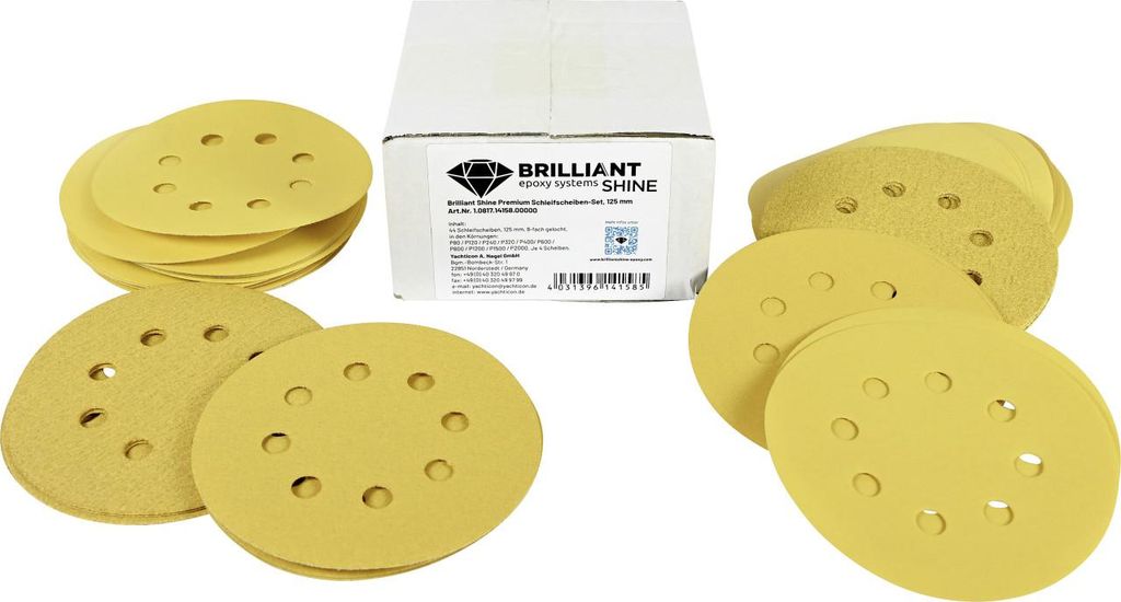 SCHLEIFSCHEIBEN SET KLETT 125 mm BRILLIANT SHINE